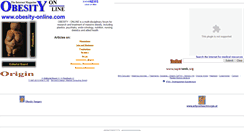 Desktop Screenshot of obesity-online.com