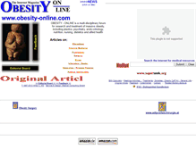 Tablet Screenshot of obesity-online.com